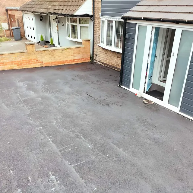 tarmacked driveway