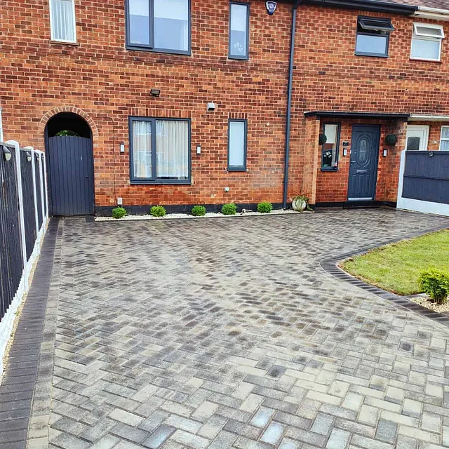 block paving driveway