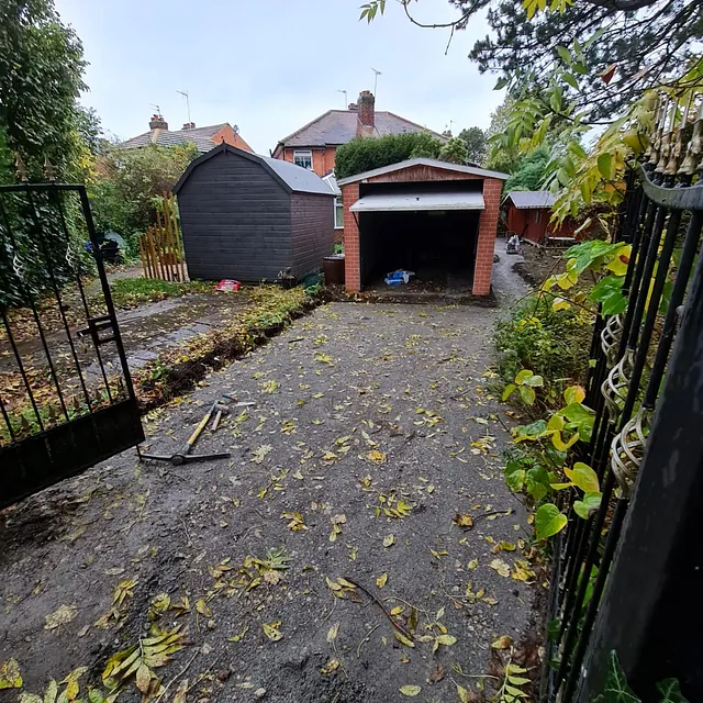 driveway before